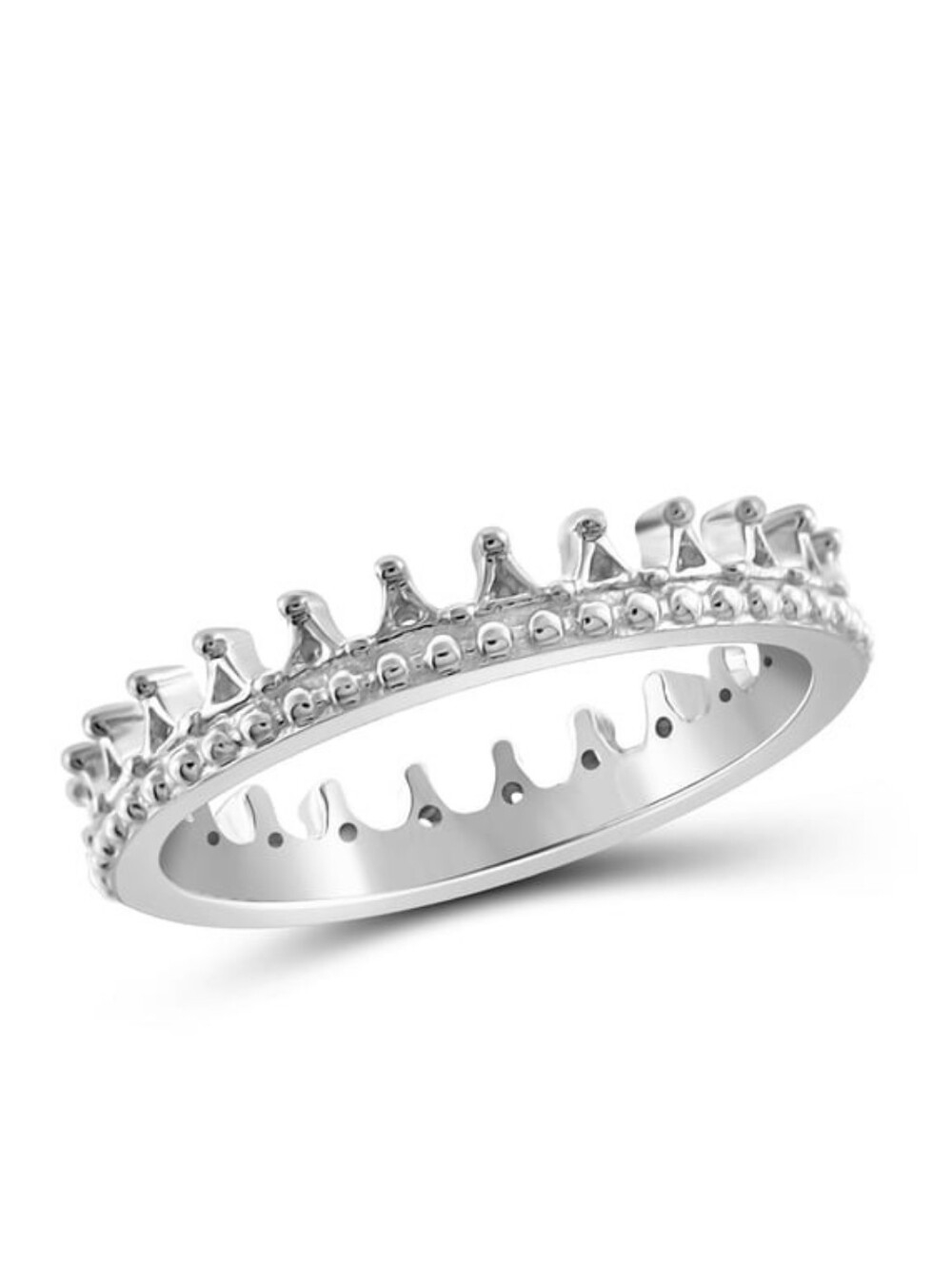 Sterling Silver Crown Ring